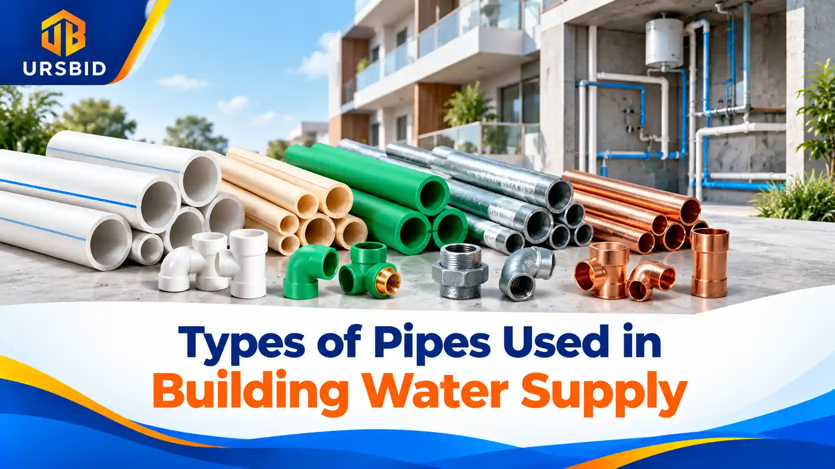 Types of Pipes Used in Building Water Supply: Uses and Cost